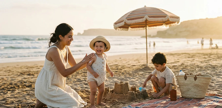 Routine Solaire d'Été : Les 3 Essentiels Pour Protéger Toute la Famille Sous le Soleil du Maroc