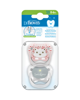 Dr. Brown's Pack de 2 Sucettes Stage1 0-6M - Animal Sunshine