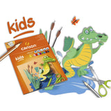 Canson Bloc 10 Feuilles Couleurs Assorties A4 - 185 g/m²
