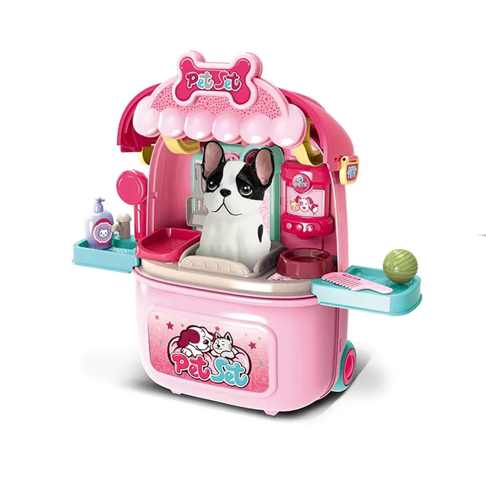 Valise Vétérinaire 2 en 1 avec Peluche et Accessoires – 3A+