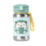 Skip Hop Gourde avec Paille en Acier Inoxydable 350ml - Hérisson