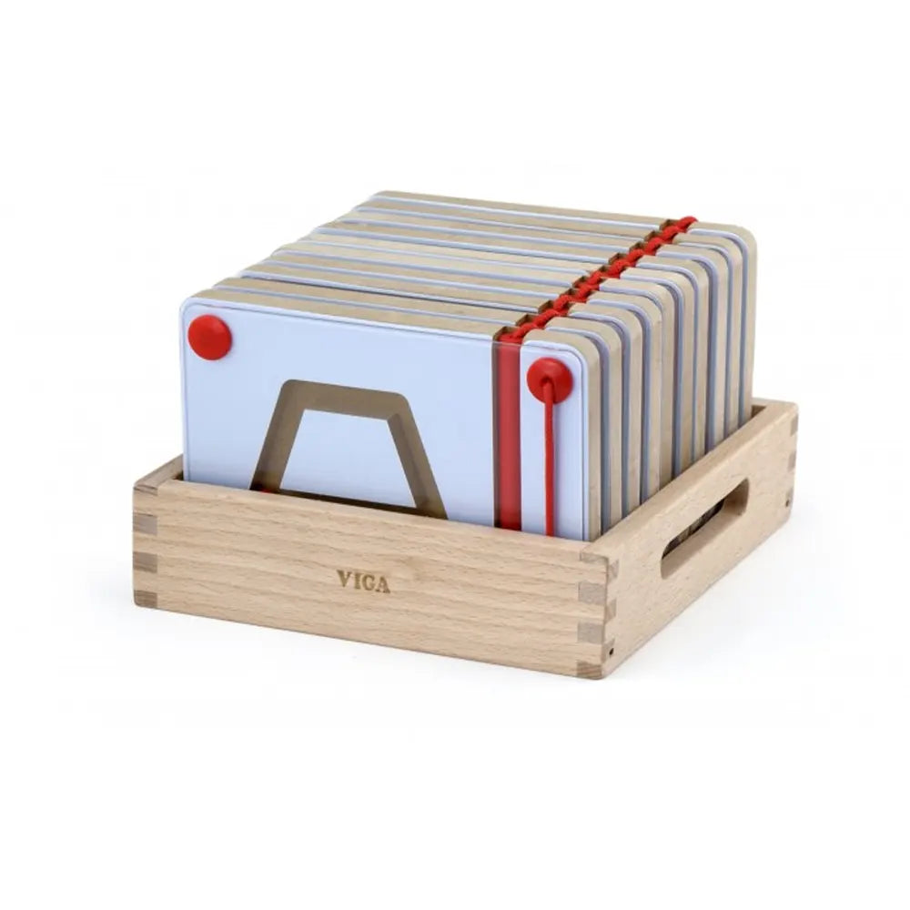 Viga Toys Tableau d’Écriture Magnétique 3A+ - Formes Géométriques