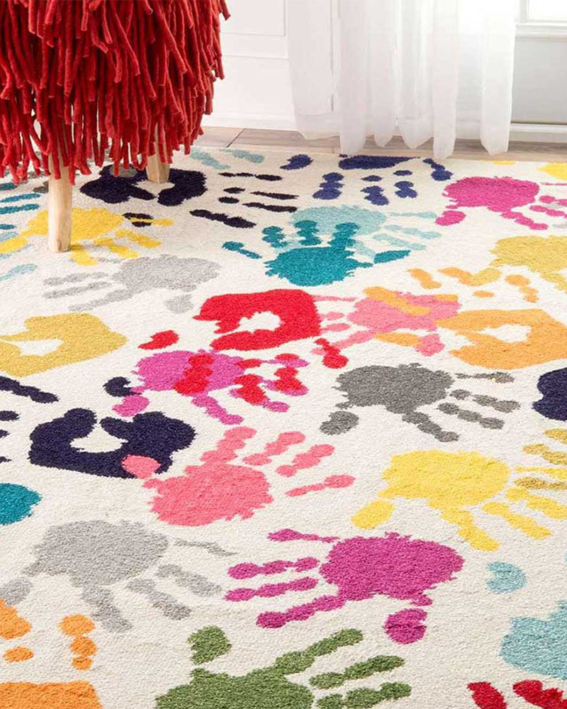 Tapis Carré HANDI BOUTIK Multicolore