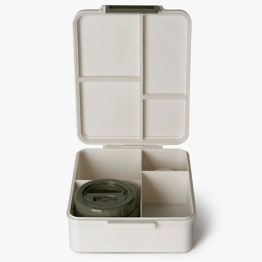 Citron Large Lunchbox with Insulated Food Jar - Green Dino