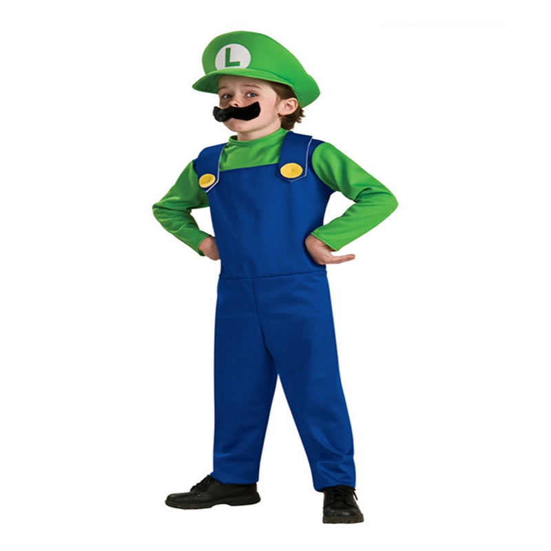 Déguisement de Super Mario pour Enfant - Luigi