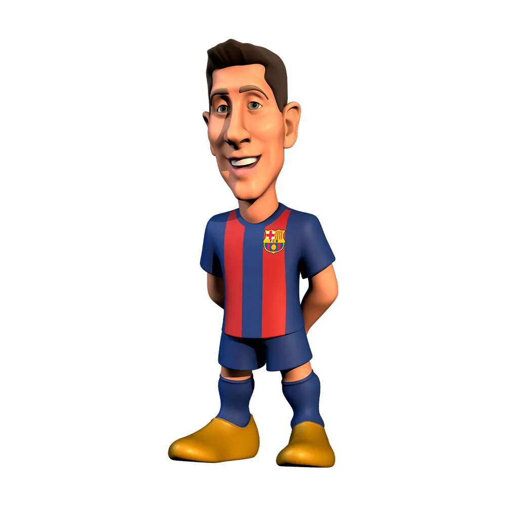 Minix Figurine de Joueurs de Foot 12cm - Lewandowski - FC Barcelone
