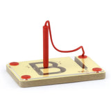 Viga Toys Tableau d’Écriture Magnétique Lettres Majuscules – 3A+