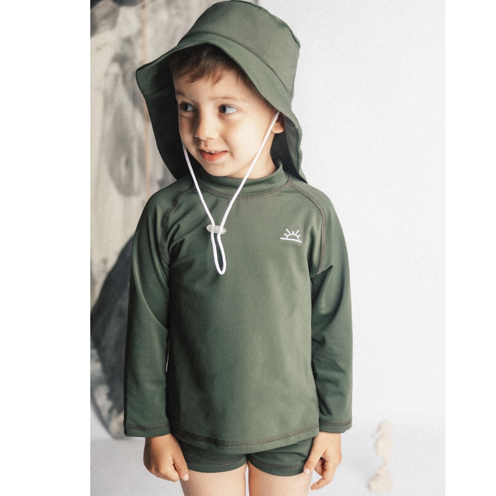 Shems Kids Set Anti-UV Mowgli - Vert Kaki