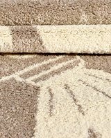 Tapis Carré Fusée 150x150 cm Un Amour de Tapis - Taupe