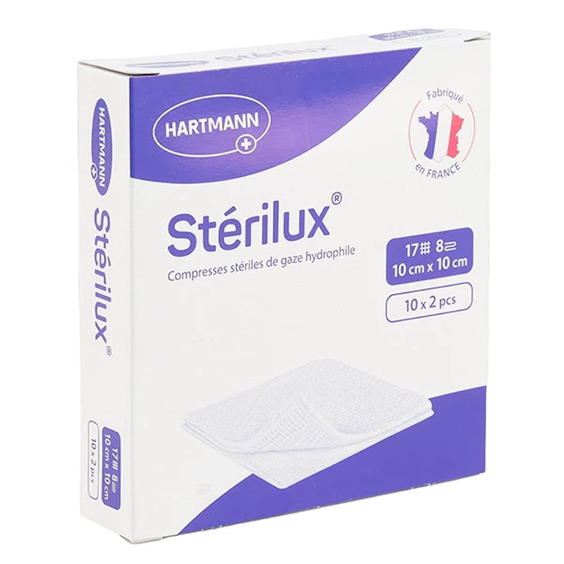 Hartmann Compresses de Gaz Stérile 10x10cm - 20 unités