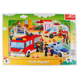 Trefl Puzzle Véhicules d'Urgence 15 Pièces - 3A+