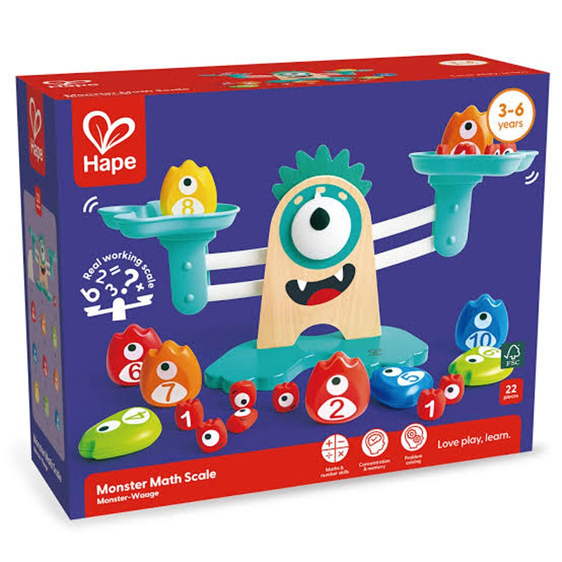 Hape Balance Mathématique Monstre 3-6A