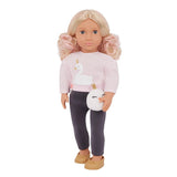Our Generation Poupée avec Peluche Cygne 46cm 3A+ - Eliana