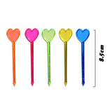 Lot de 100 Pics à Cupcake Couleur Unie