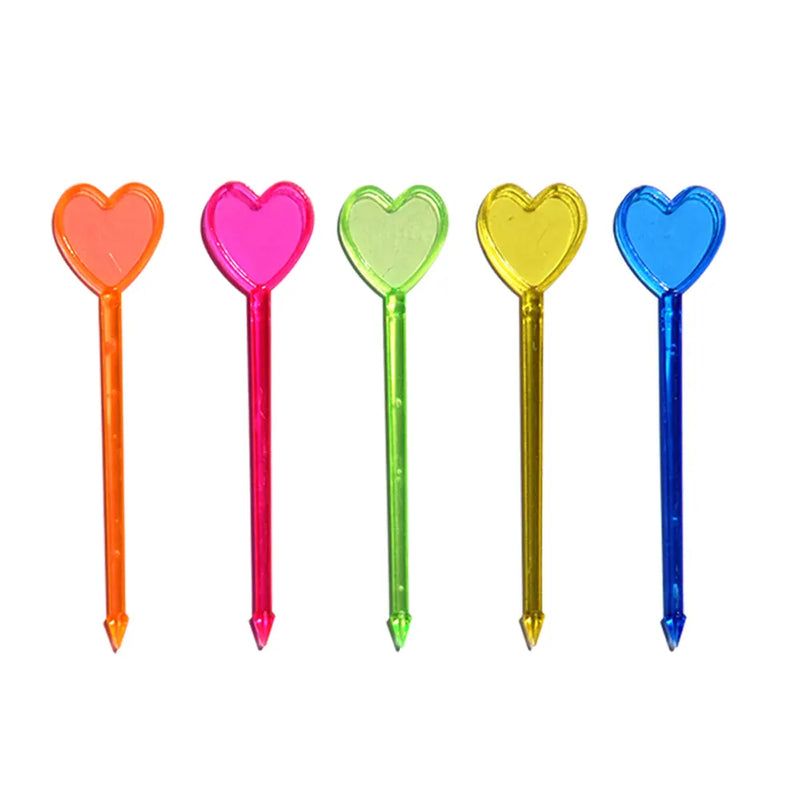 Lot de 100 Pics à Cupcake Couleur Unie