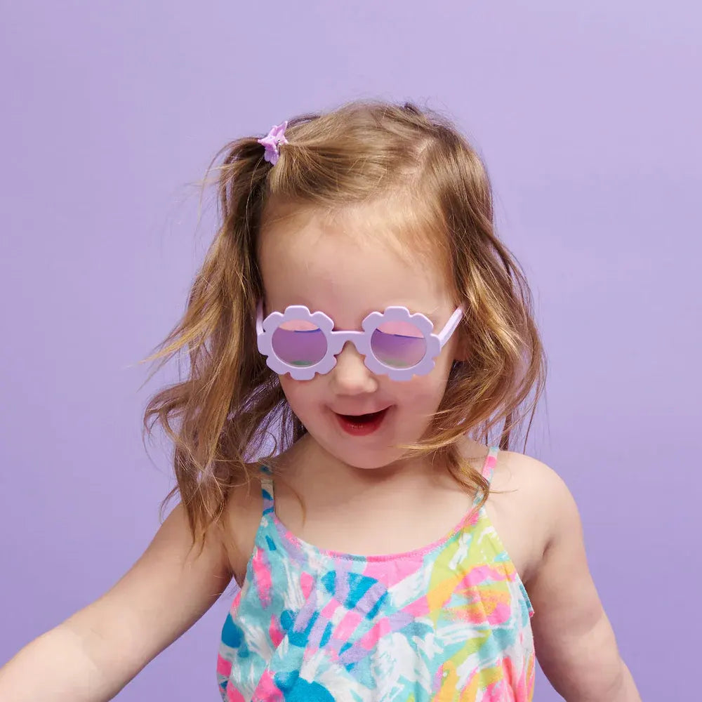 Babiators Polarized Flower Sunglasses 0-2 Years - Irresistible Iris