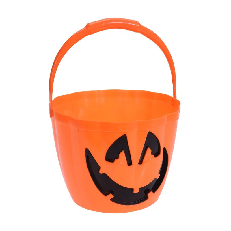 Seau Citrouille pour Friandises d'Halloween 22 cm