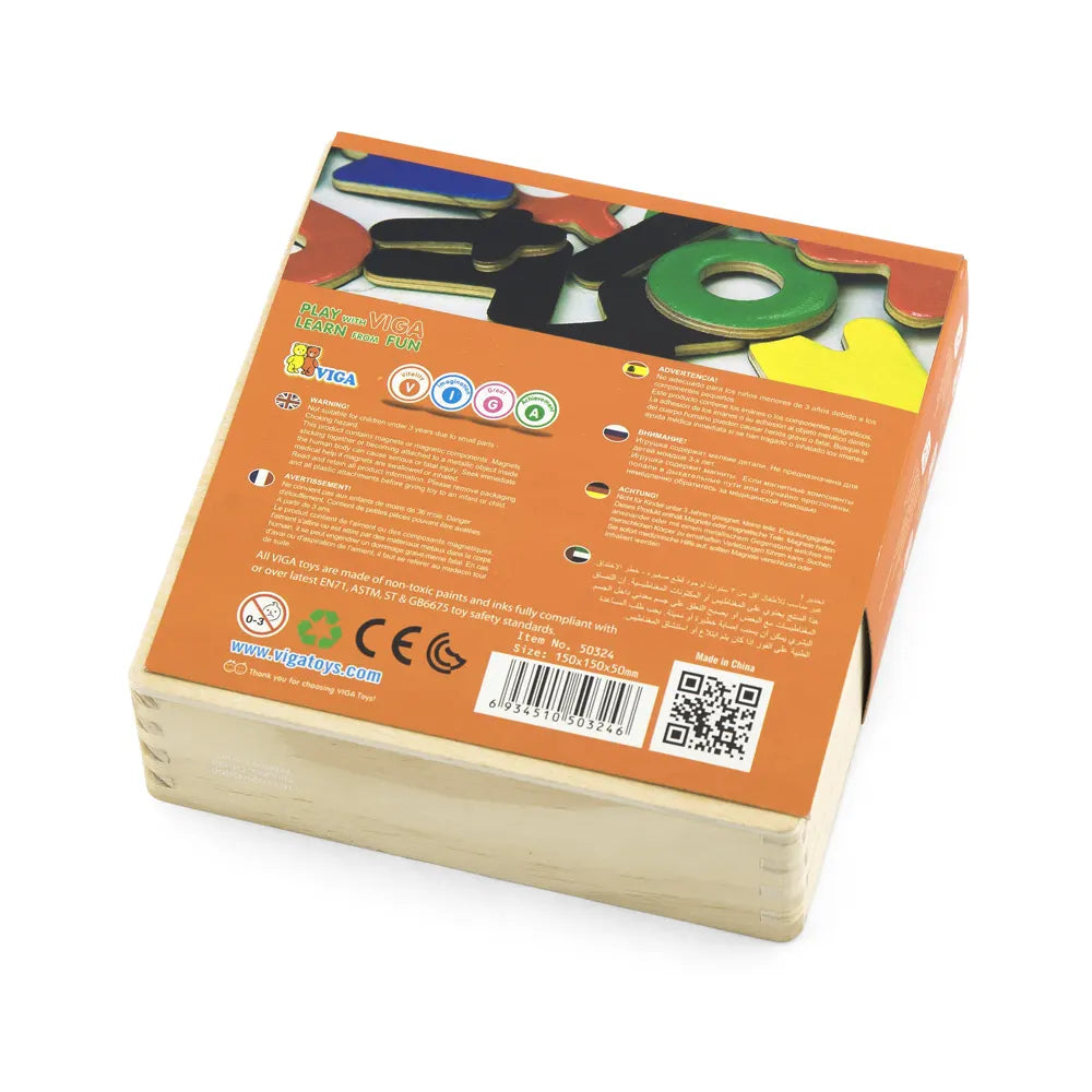 Viga Toys Lettres Magnétiques en Bois – 3A+