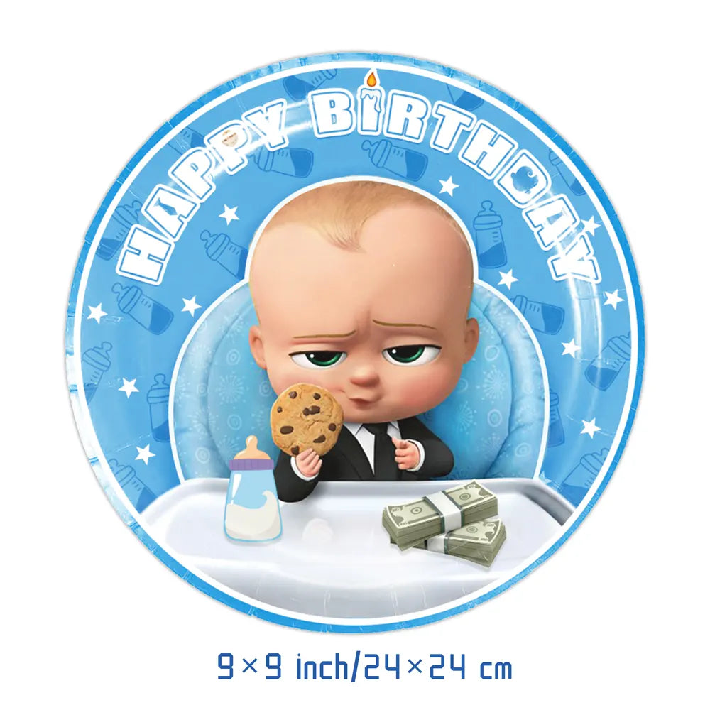 Pack de Cumpleaños 51 Piezas - Un Jefe en Pañales