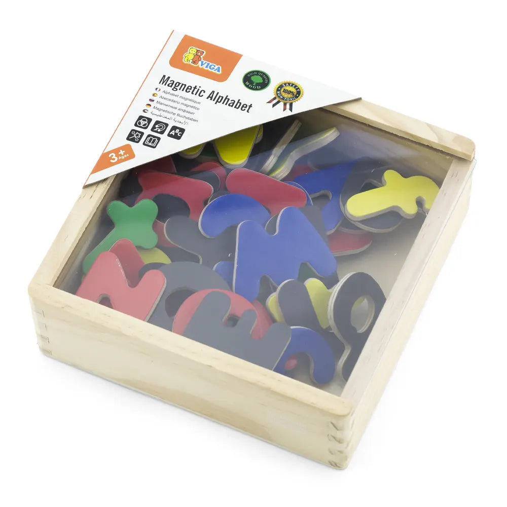 Viga Toys Lettres Magnétiques en Bois – 3A+