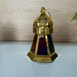 Metal Lantern 11.2x16.7 cm - Gold