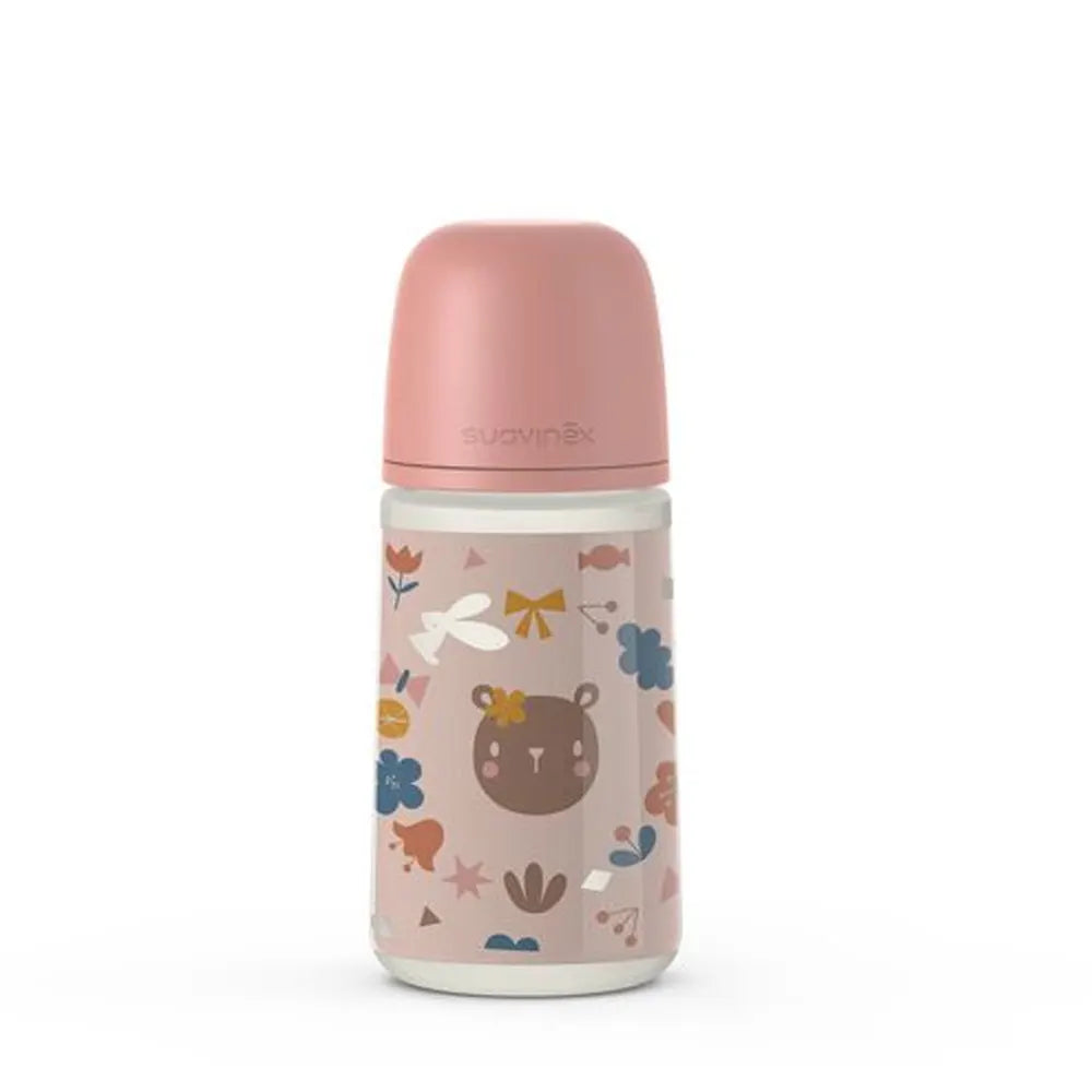 Suavinex Biberon avec Tétine SX Pro Soft Pink - 270 ml