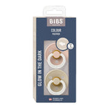 BIBS Pack de 2 Chupetes Anatómicos Rubor/Vainilla – GLOW
