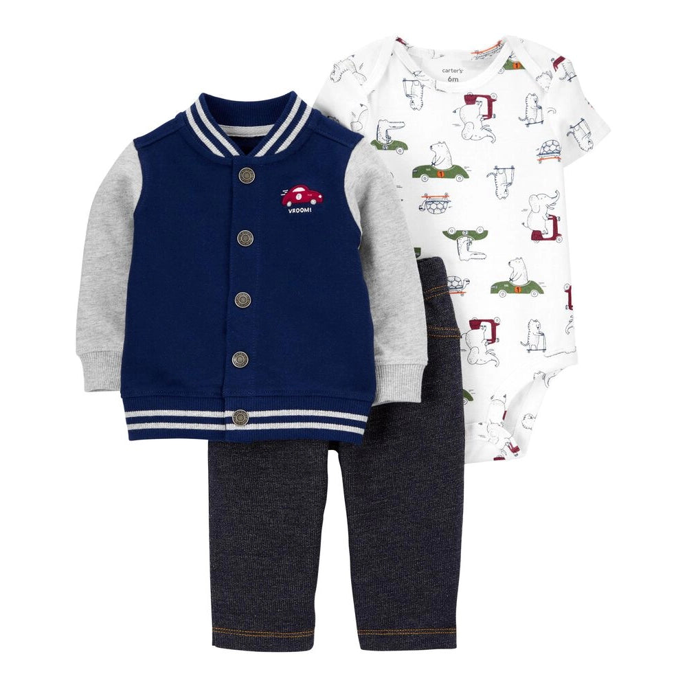 Ensemble 3 Pièces Bébé Garçon Carter's - Multi