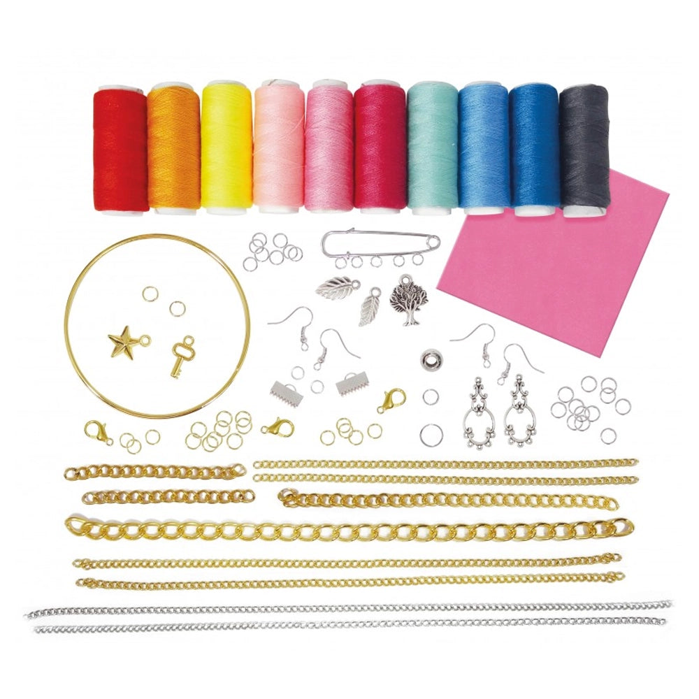 Buki Kit Créatif Bijoux Pompons 8A+