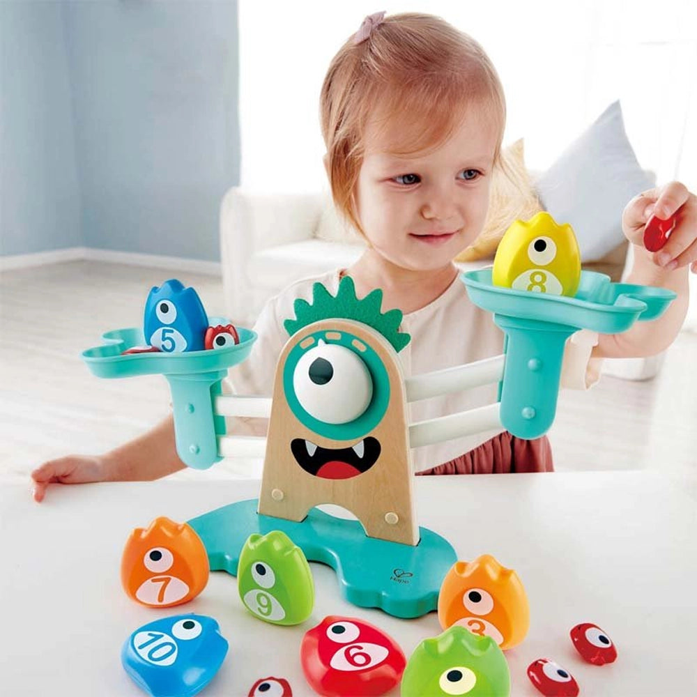 Hape Balanza matemática de monstruo 3-6A
