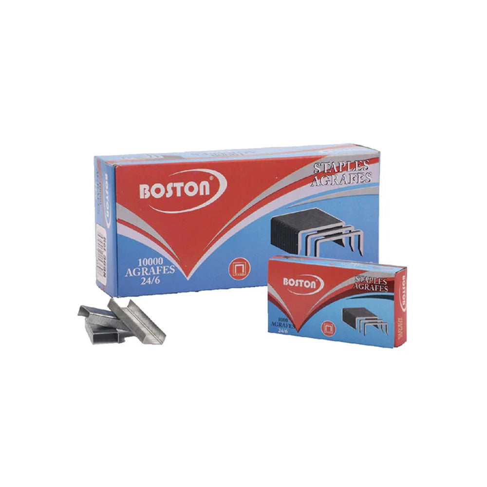 Boston Caja de 1000 Grapas Metálicas 24/6