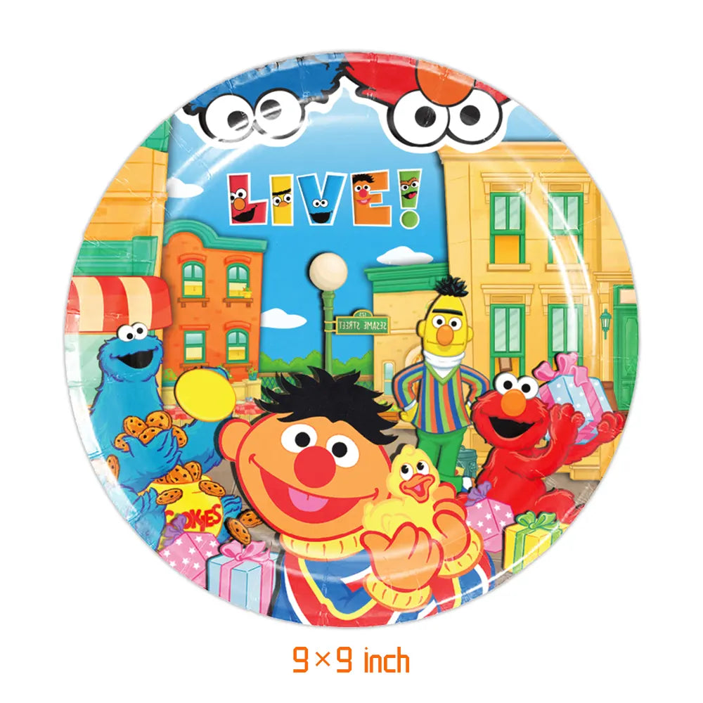 51 Piece Birthday Pack - Sesame Street