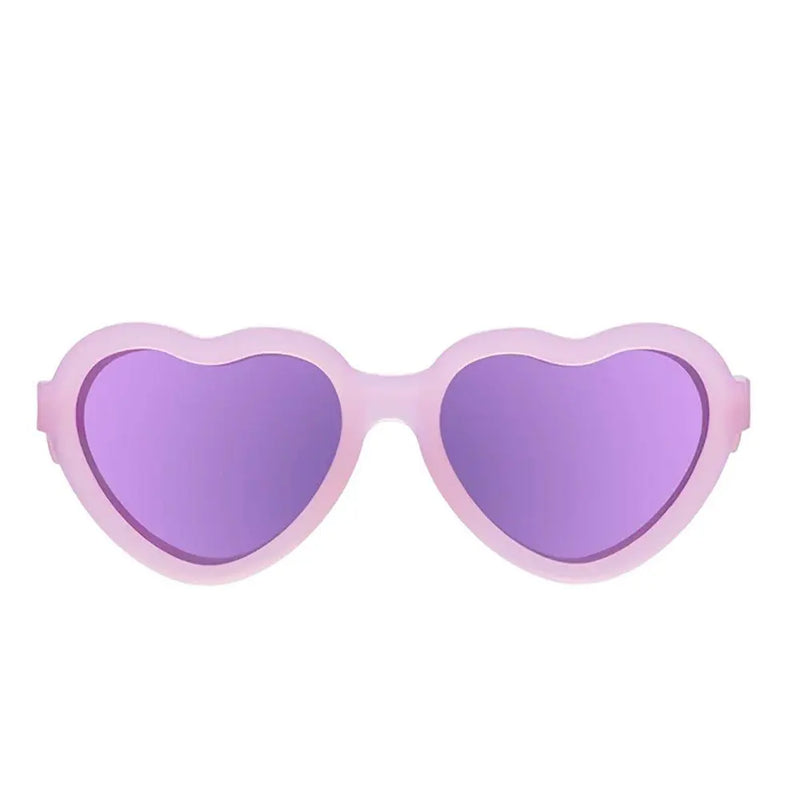 Babiators Lunettes de Soleil Cœur Polarisées 3-5 Ans - Frosted Pink