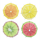 Lot de 20 Pics Parapluie Fruit 10 cm