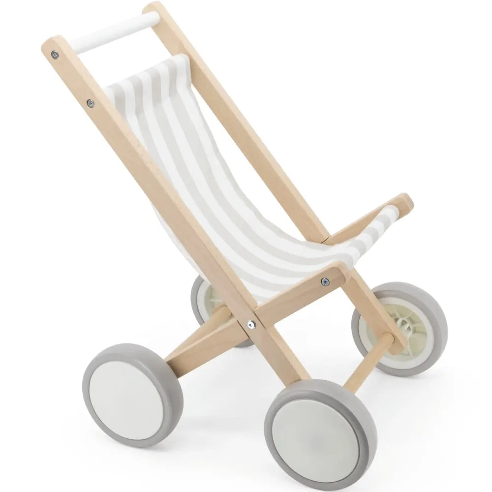 Viga Toys Poussette pour Poupée Gris – 18M+