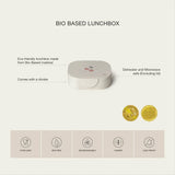 Citron Lunch Box Bio-Based 2 Compartiments – Cerise