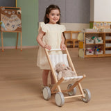 Viga Toys Poussette pour Poupée Gris – 18M+