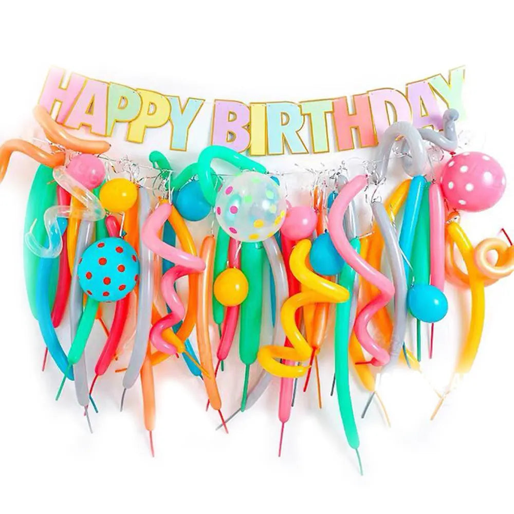 Kit Ballons Happy Birthday Colorés