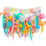 Kit Ballons Happy Birthday Colorés