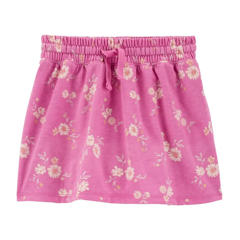 OshKosh Cotton Skirt-Shorts - Floral Pink