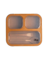 Lunchbox Bento avec Fourchette et Cuillère Citron - Caramel