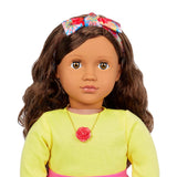 Our Generation Poupée avec Jupe Rose & Collier 46cm 3A+ - Patricia