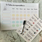 Espoir Planner Tableau de Responsabilités