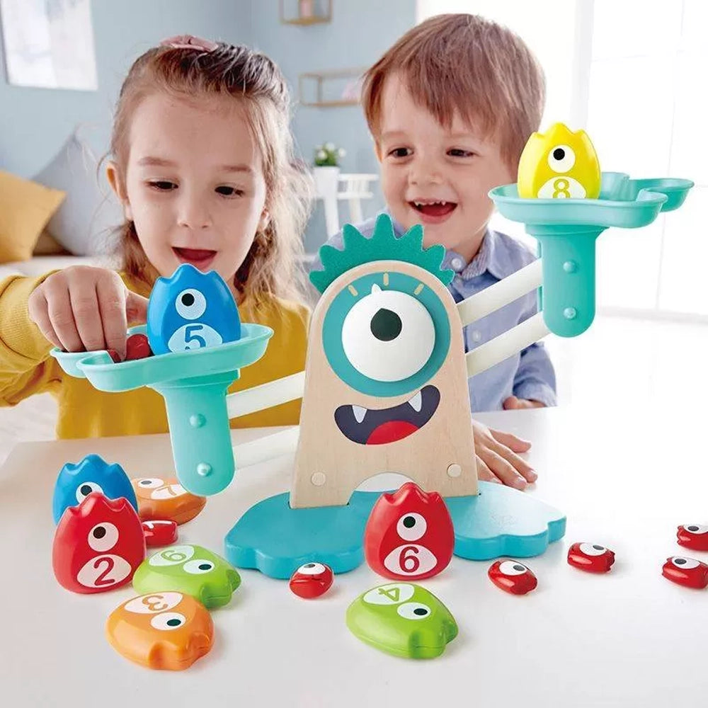 Hape Balanza matemática de monstruo 3-6A