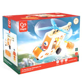 Hape Set de helicóptero de rescate 2-8A