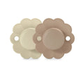 Suavinex Pack de 2 Chupetes Fisiológicos 0-6M - Gris y Corcho
