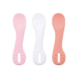 Tiny Twinkle Lot de 3 Cuillères en Silicone 4M+ - Fleur