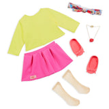 Our Generation Poupée avec Jupe Rose & Collier 46cm 3A+ - Patricia