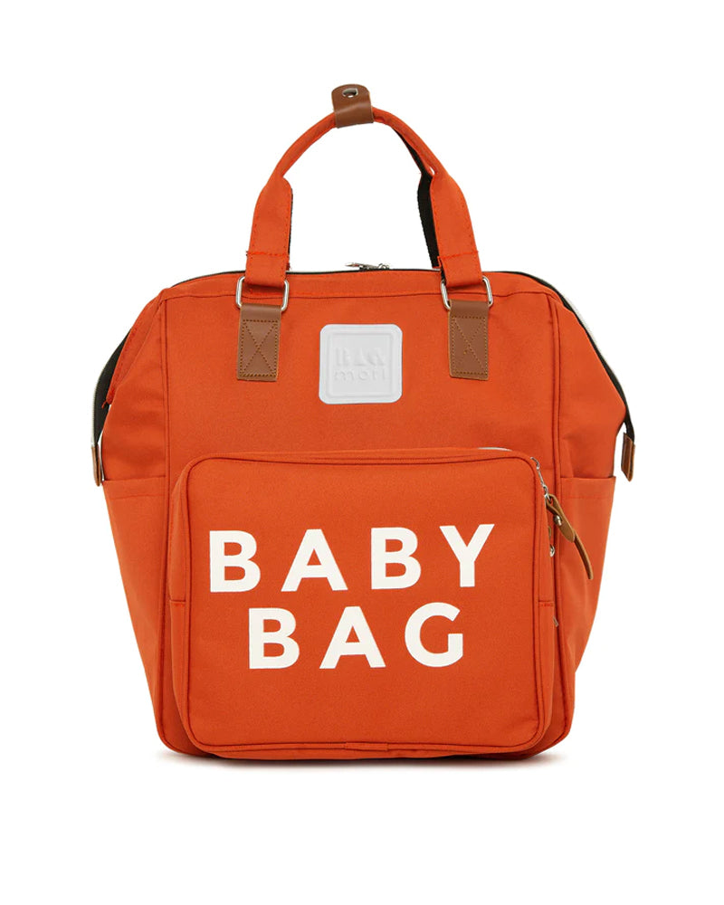 BAGmori Sac à langer Baby Bag Backpack - Orange