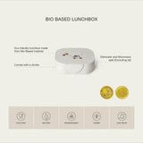 Citron Lunch Box Bio-Based 2 Compartiments – Véhicules